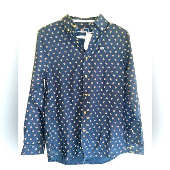 NWT Vineyard Vines Christmas Long Sleeve - Picture 1 of 5